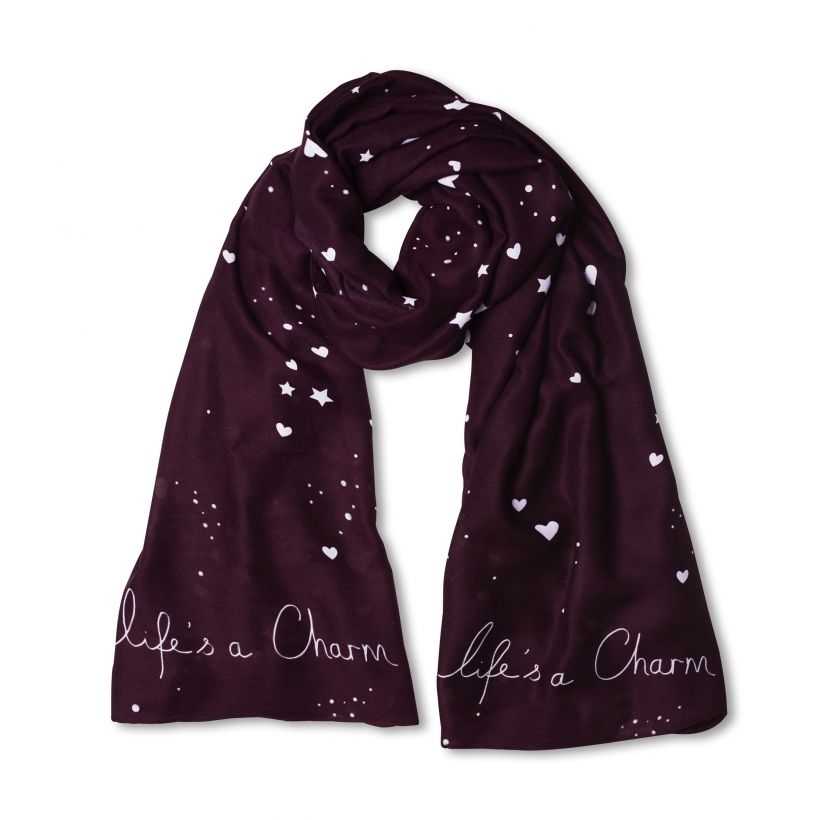 Katie Loxton Sentiment Scarf – Life’S A Charm
