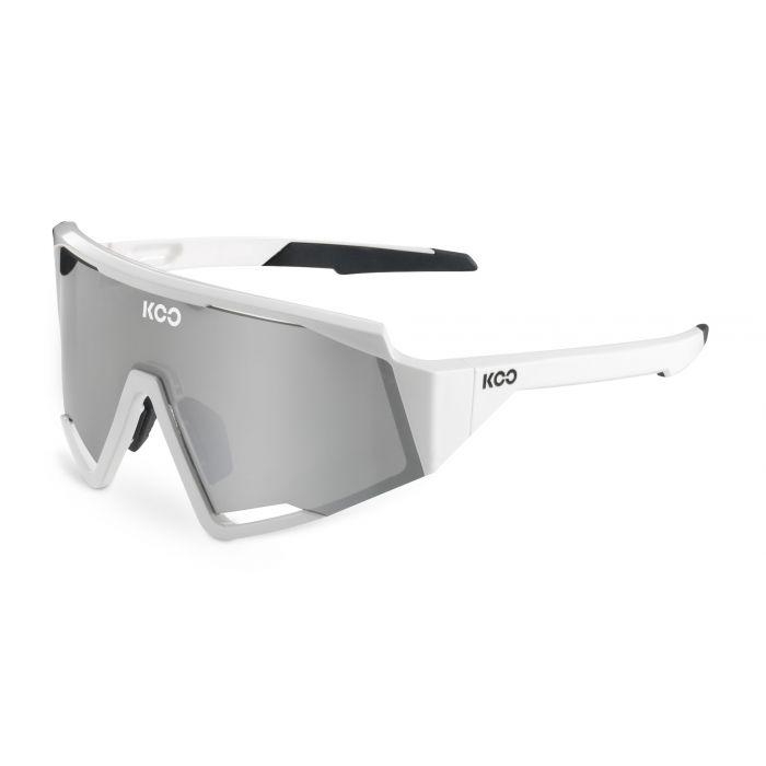 Koo Spectro Cycling Eyewear Sunglasses – One Size / White Frame Super Silver Lenses