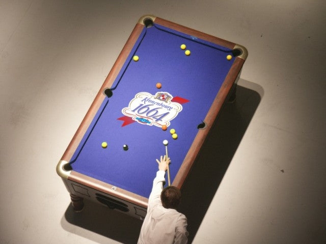 kronenbourg 1664 branded pool table cloth – Table Top Sports