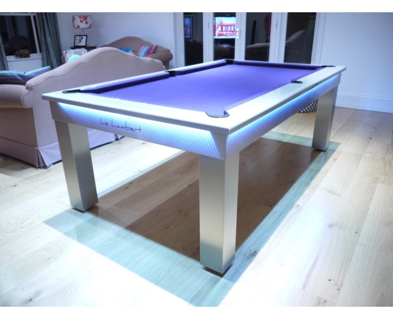 LE LAMBERT 8ft American Pool Table Diner – Outside Pool Table – Table Top Sports