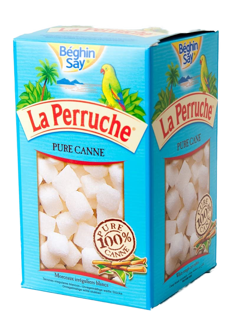 Sucre de canne blanc en morceaux – White cane sugar lumps – Perruche, 1Kg – Chanteroy – Le Vacherin Deli
