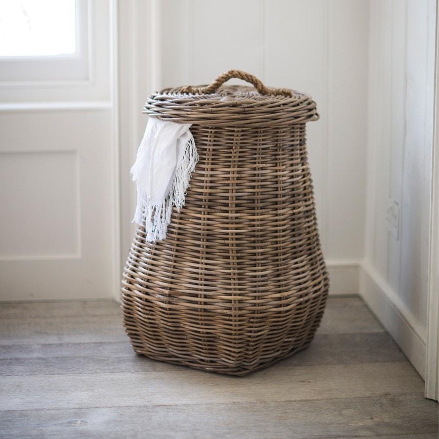 Rattan Bembridge Laundry Basket with Rope Handle