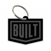 Built Laser Etched Built Logo Keyring – Blok 51