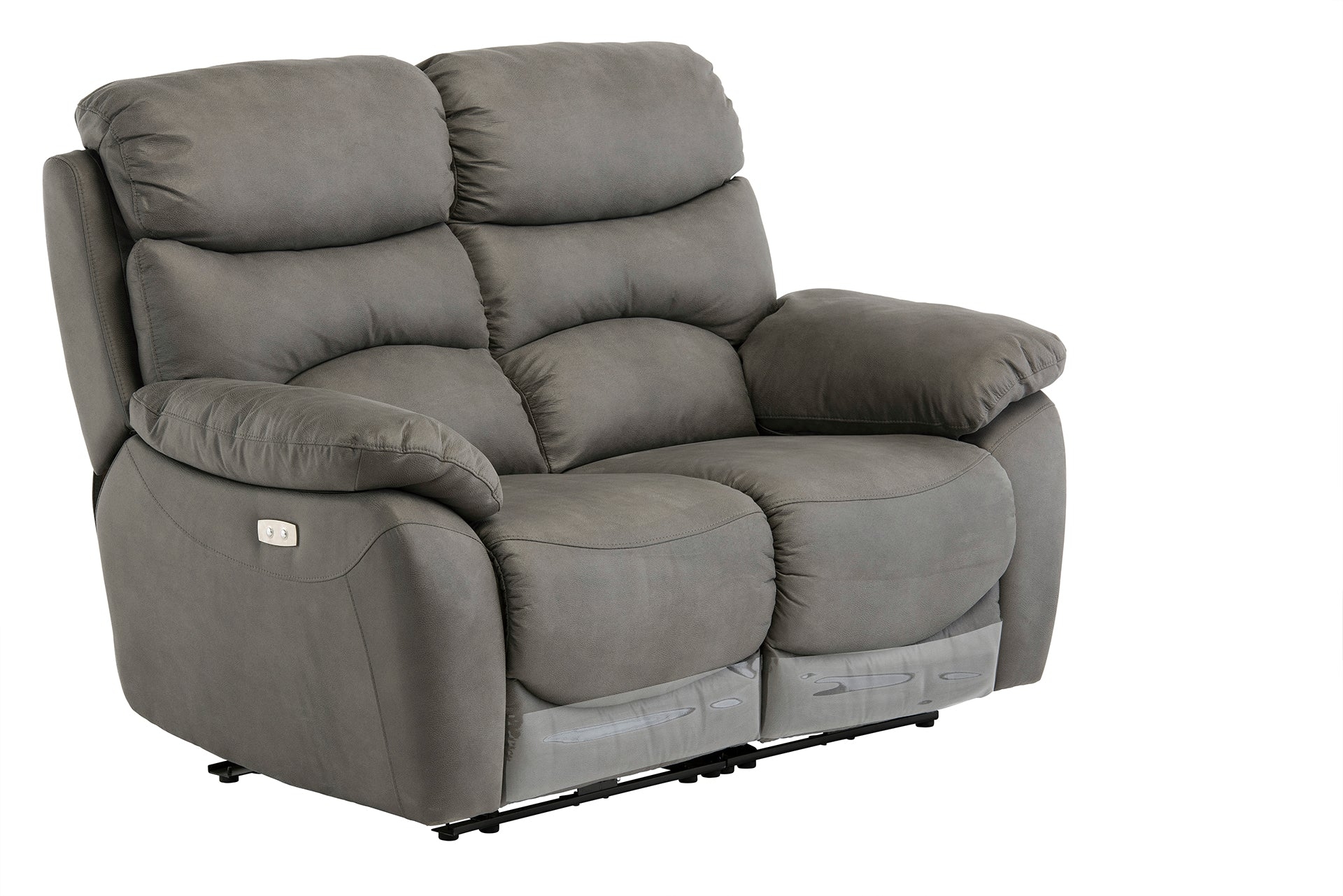 Lola Electric Recliner 2 Seater Sofa – USB Ports, Grey – Lc Living