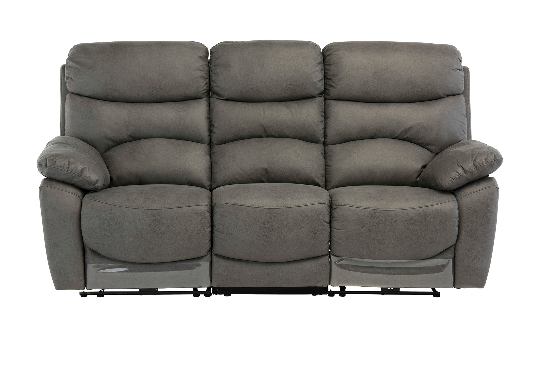 Lola Electric Recliner 3 Seater Sofa – USB Ports, Grey – Lc Living