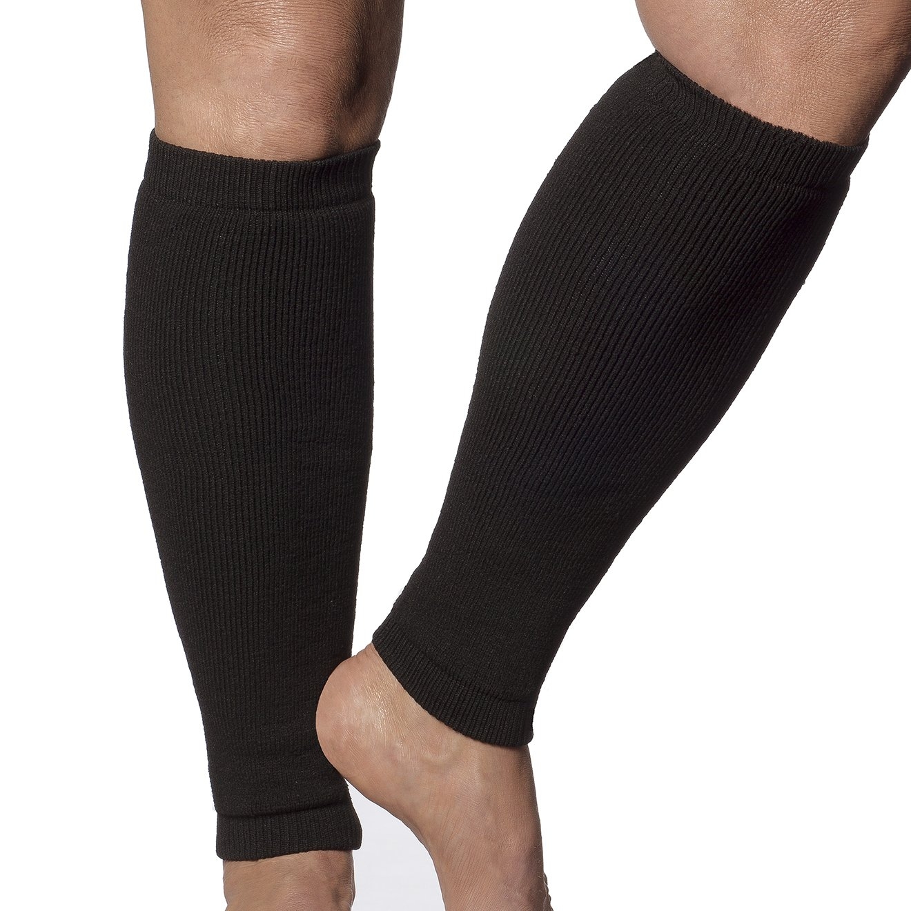 Leg Sleeves-Regular/Heavy Weight – Help fragile thin skin on legs Black – Limb Keepers