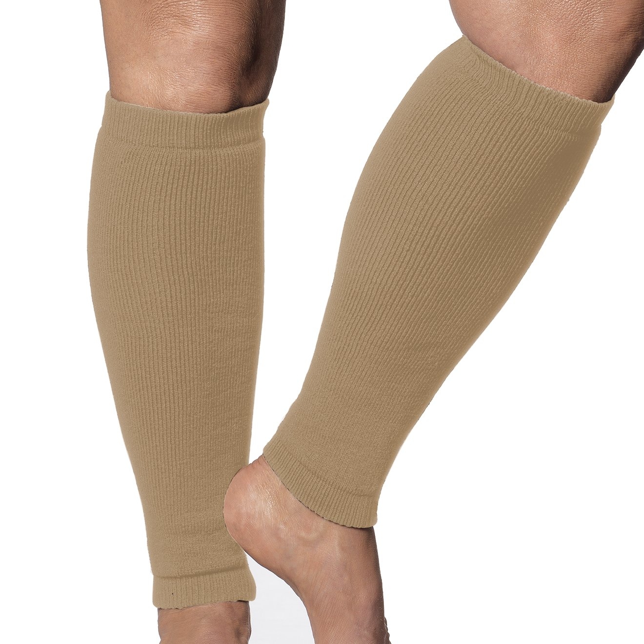 Leg Sleeves – Light Weight – Frail Skin Protectors to stop leg damage Khaki – Limb Keepers