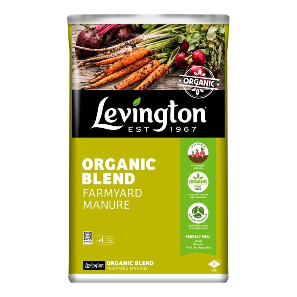 Levington Organic Blend Farmyard Manure – 50 Litre