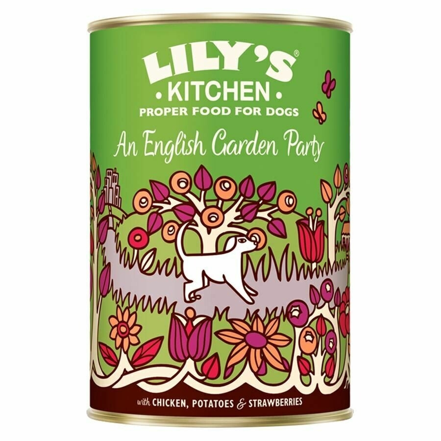 Lily’s Kitchen An English Garden Party Dog Food Tins 400g – Fur2Feather Pet Supplies