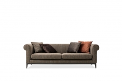 Lincoln Velvet Sofa – Pera 720 Black – Novia Furniture