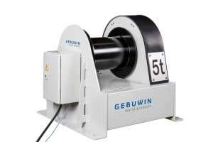 Gebuwin – Ls 3000 – 7500 Low Speed Electric Worm Gear Winch (156-26) – Ls7500 400V Puling – Ref 156-26-3 – Wormgear Winch – Black / White – Steel