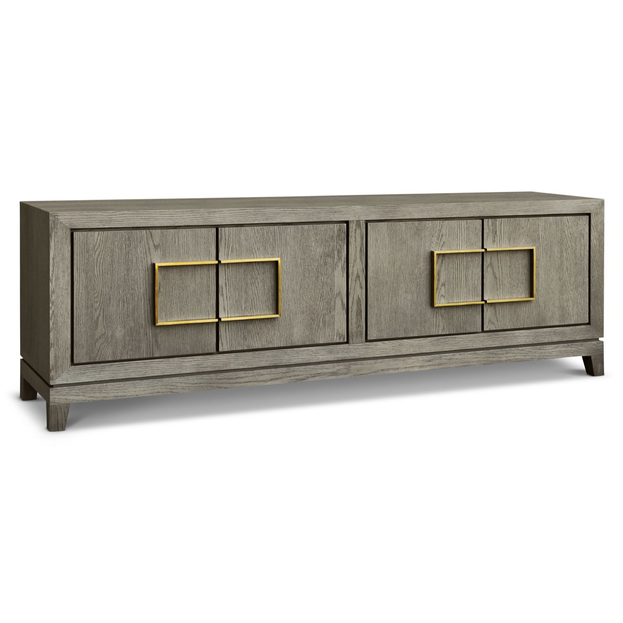 Lucca Media Unit with 4-Doors By Berkeley Designs – Furniture & Homeware – The Luxe Home