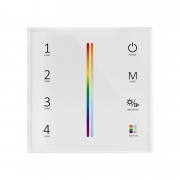Strip Tec | 4 Zone | RGB CCT Wall Controller | RF – Strip Tech UK