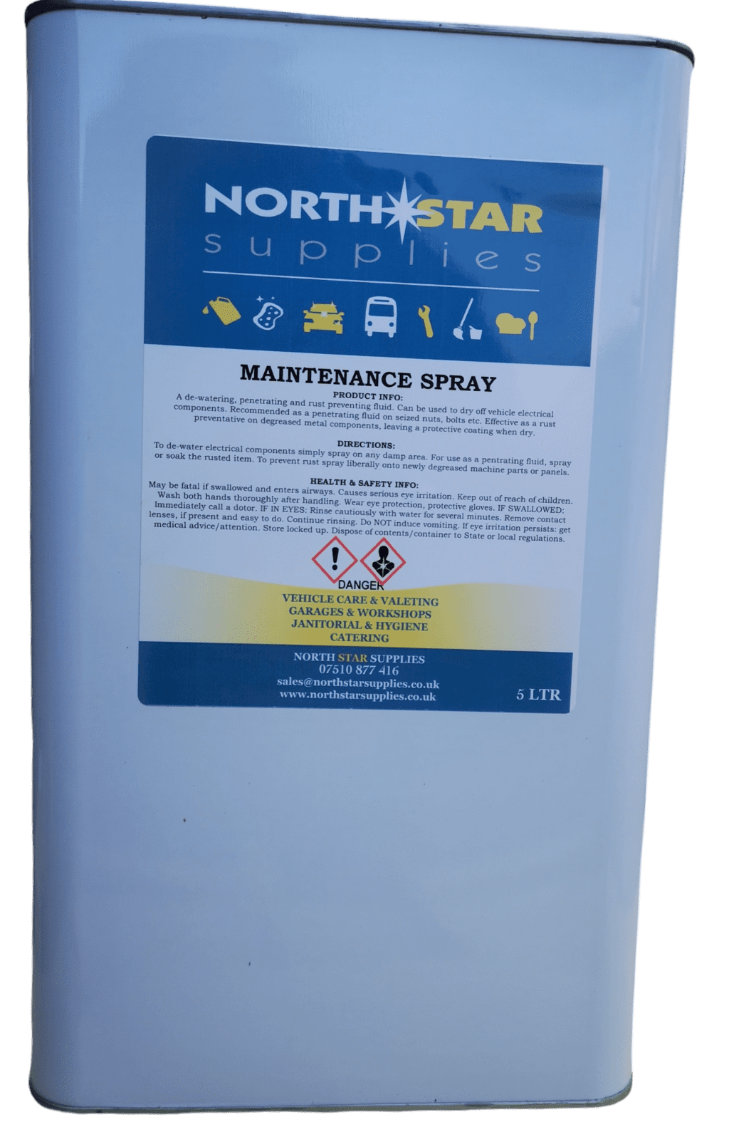 Maintenance Spray – North Star Supplies – 5 Ltr – North Star Supplies