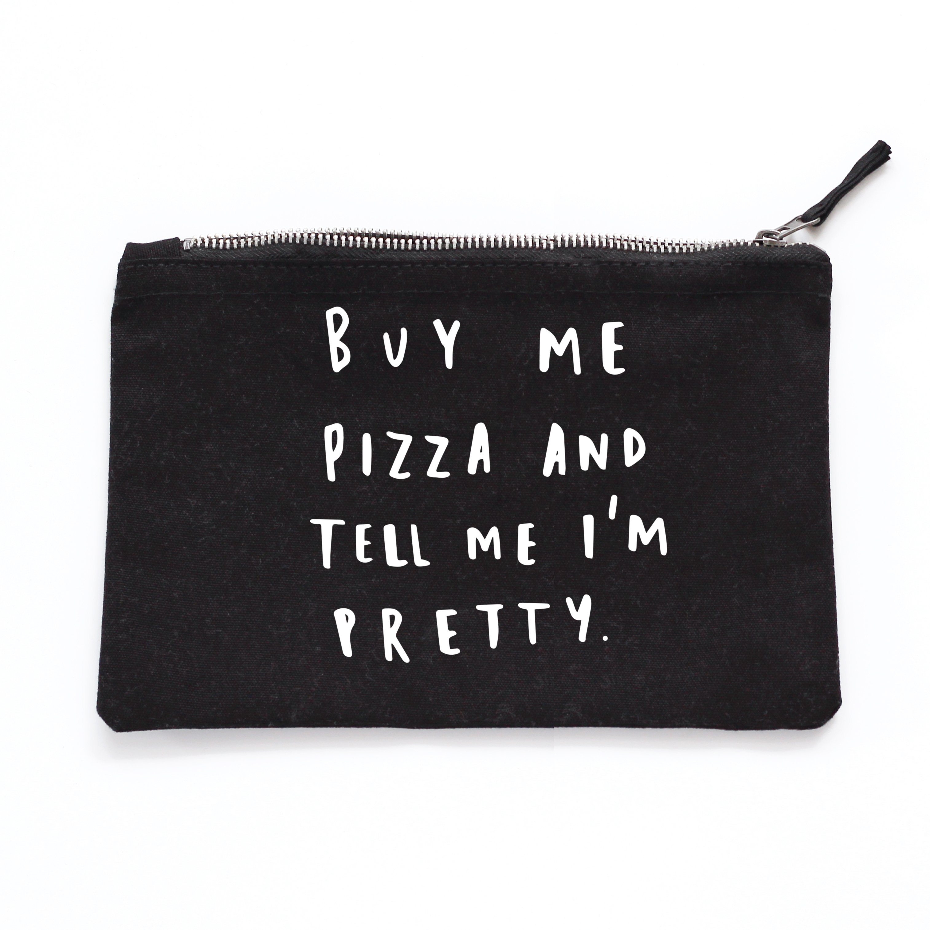 Buy Me Pizza Make Up Pouch