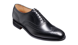 Barker Malton (F, Leather Sole) – 6 / Black Calf