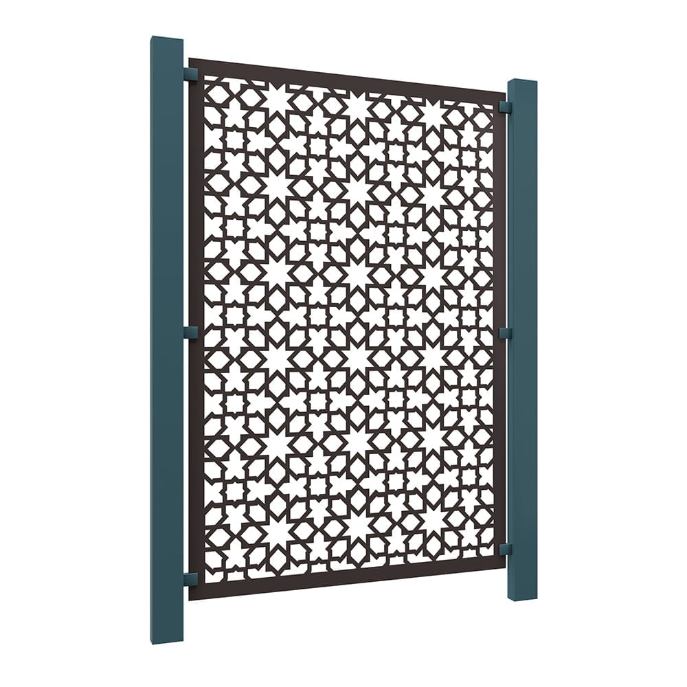 Marrakech Powder Coated Garden Screening Panel – 1780mm x 1190mm – Fencing & Barriers – Fence Panels – Stark & Greensmith