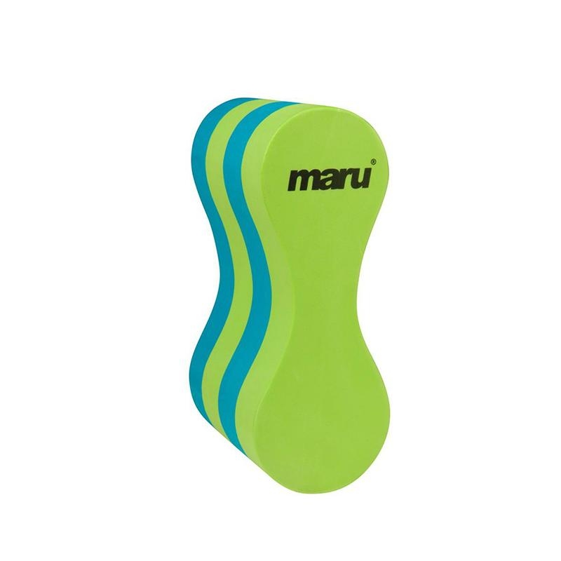 Maru – Junior Pull Buoy Blue/Lime One Size – Aqua Swim Supplies