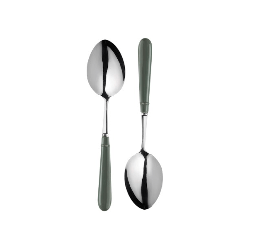 Mary Berry Signature Set of 2 Serving Spoons – Sea Green