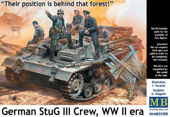 Master Box 1/35 “Their position is behind that forest” German StuG.III WWII era – # 35208 – Model Hobbies