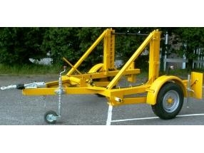 SEB – Cable Drum Trailer – E.w.v.t.a Highway Range – Single Axle – Payload : 1200Kgs – Yellow – 1375 mm X 2100 mm
