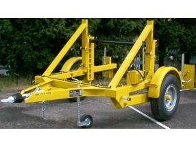SEB – Cable Drum Trailer – Site Range – Single Axle – Payload : 3000Kgs – Yellow / Black – 1280 mm X 2500 mm