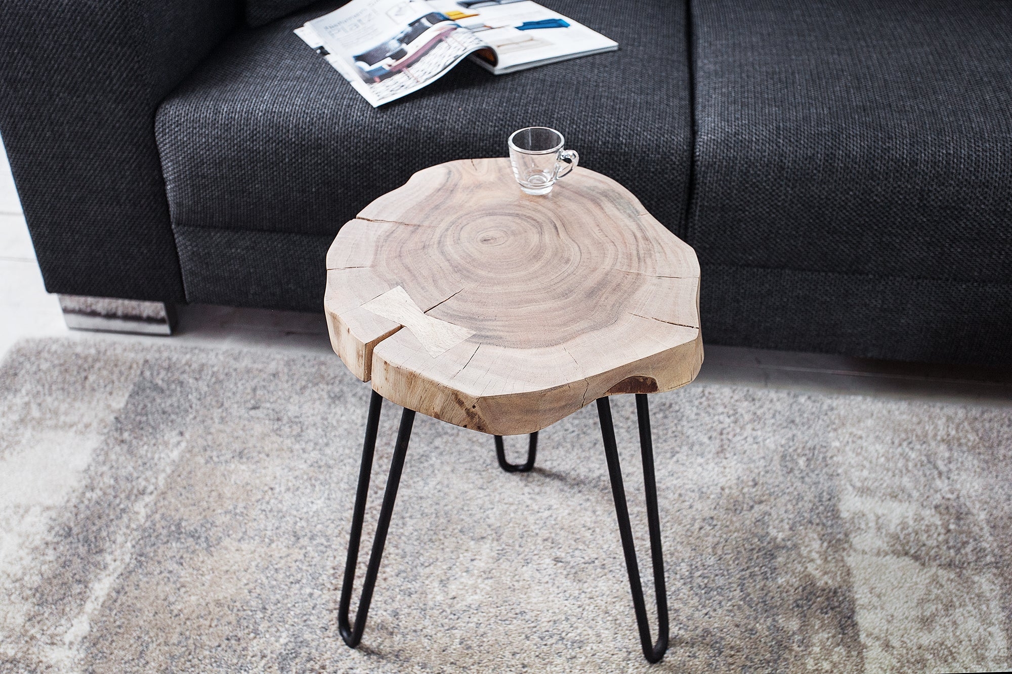 Side Table Goa II 40cm Acacia – Creation Furniture