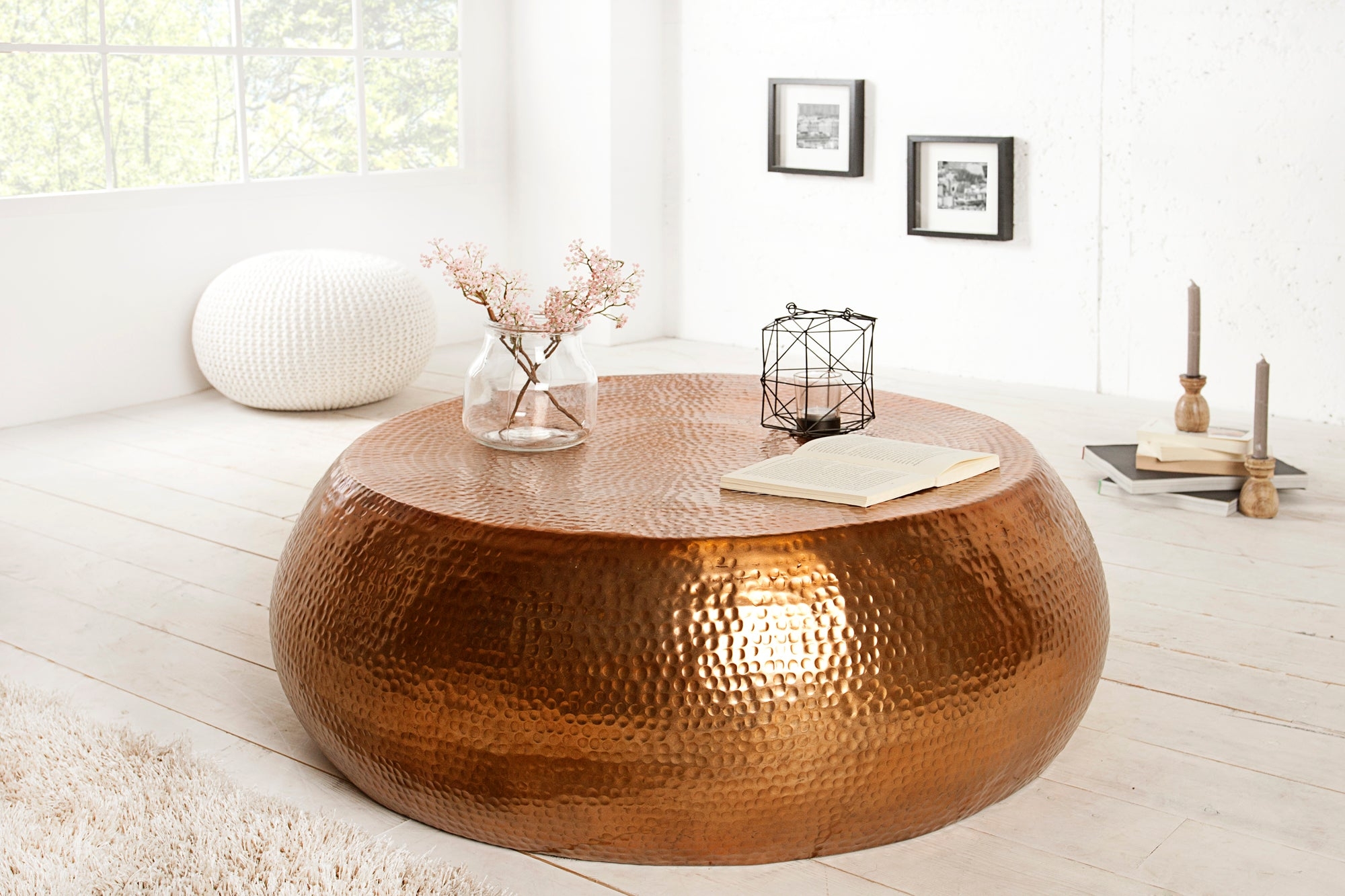 Coffee Table Orient 80cm Copper – Creation Furniture