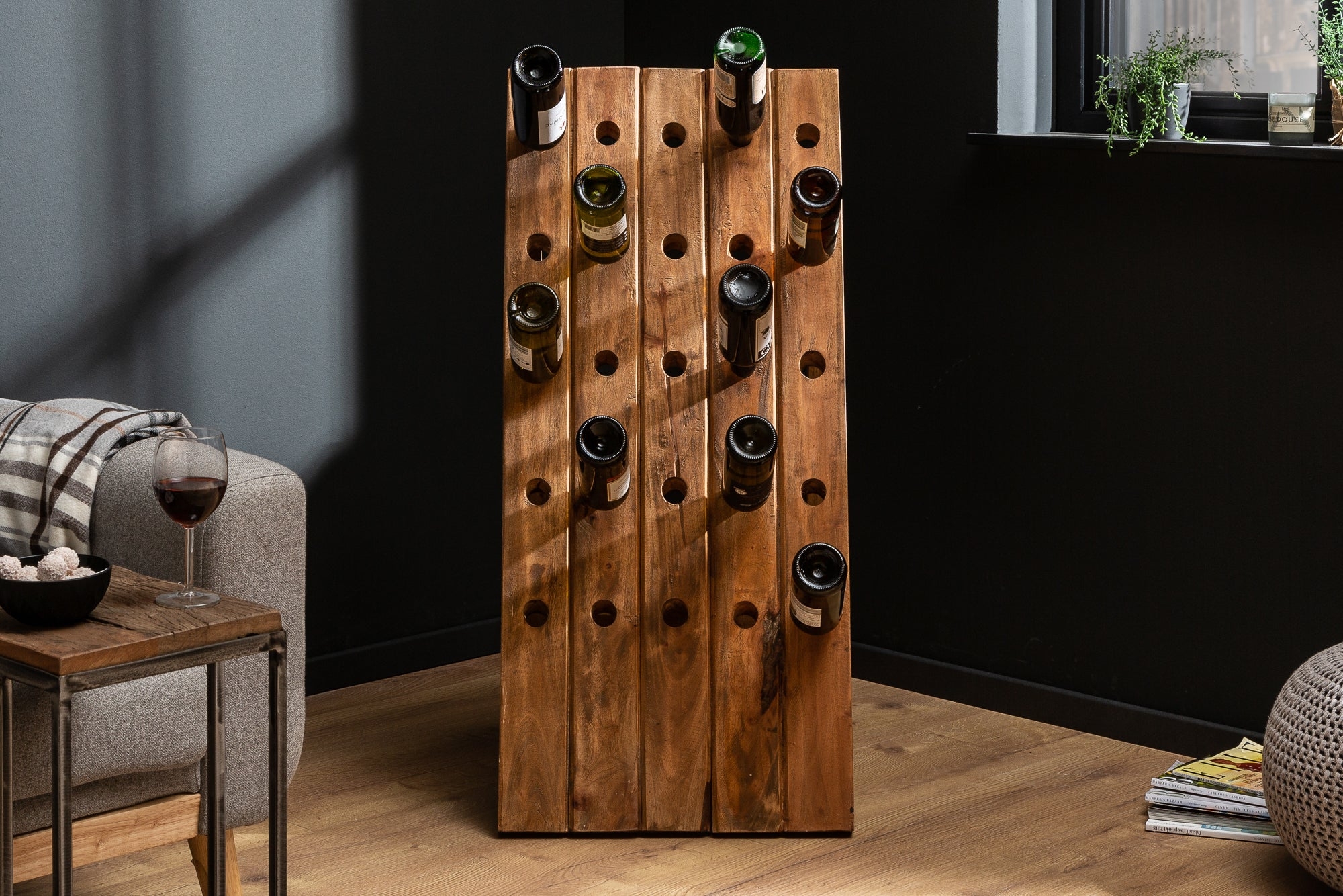 Bottle Rack Hemingway 107cm Recycled – Creation Furniture