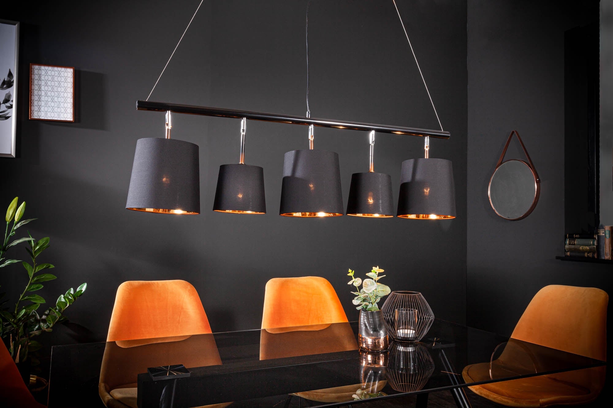 Hanging Lamp Levels 100cm Black – Creation Furniture