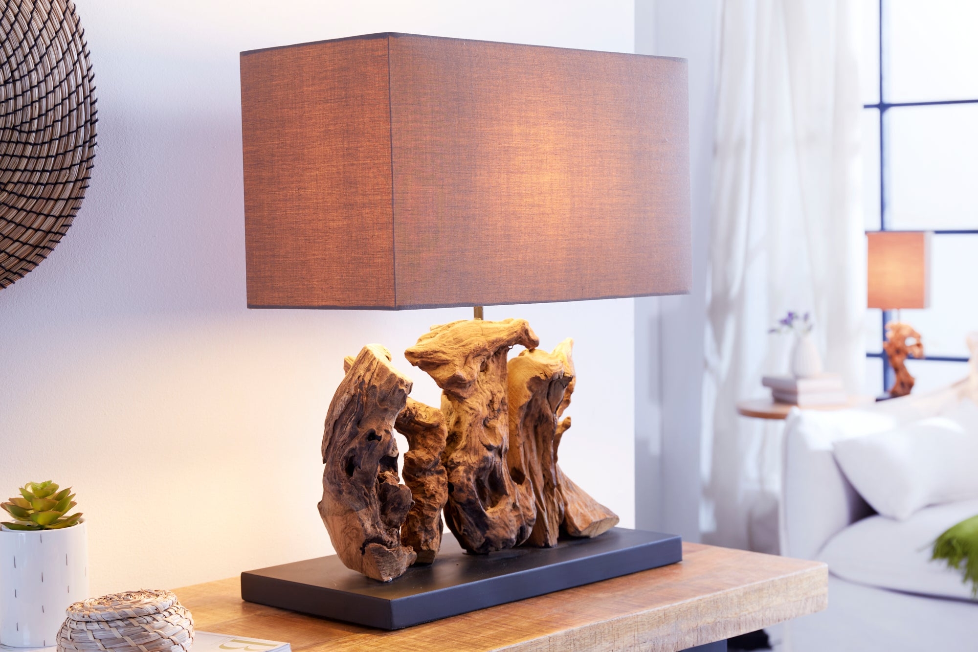 Table Lamp Aragon 40cm Driftwood – Creation Furniture