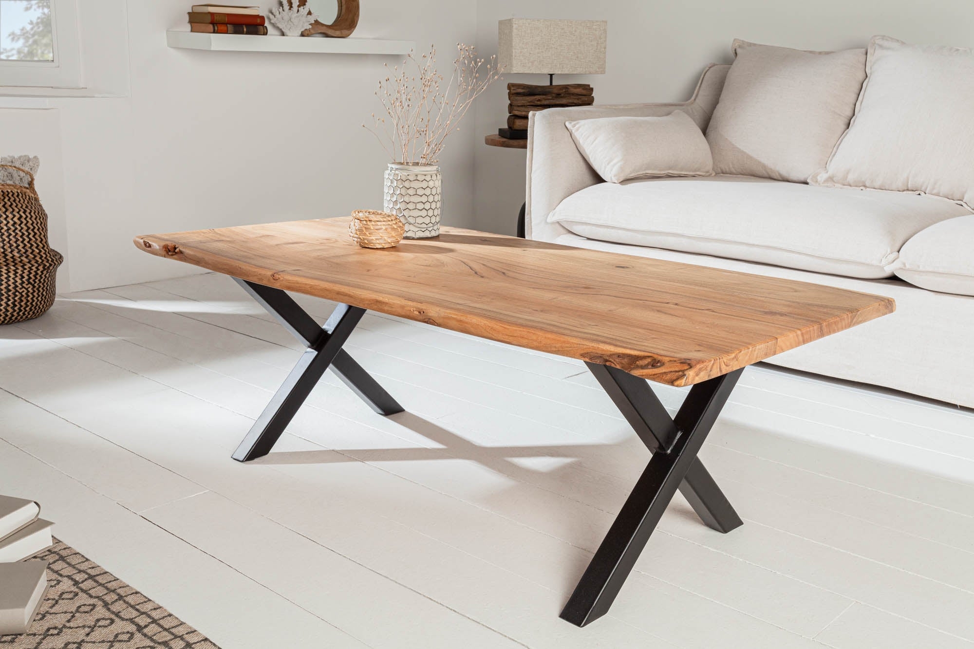 Coffee Table Monolith X 118cm Acacia – Creation Furniture