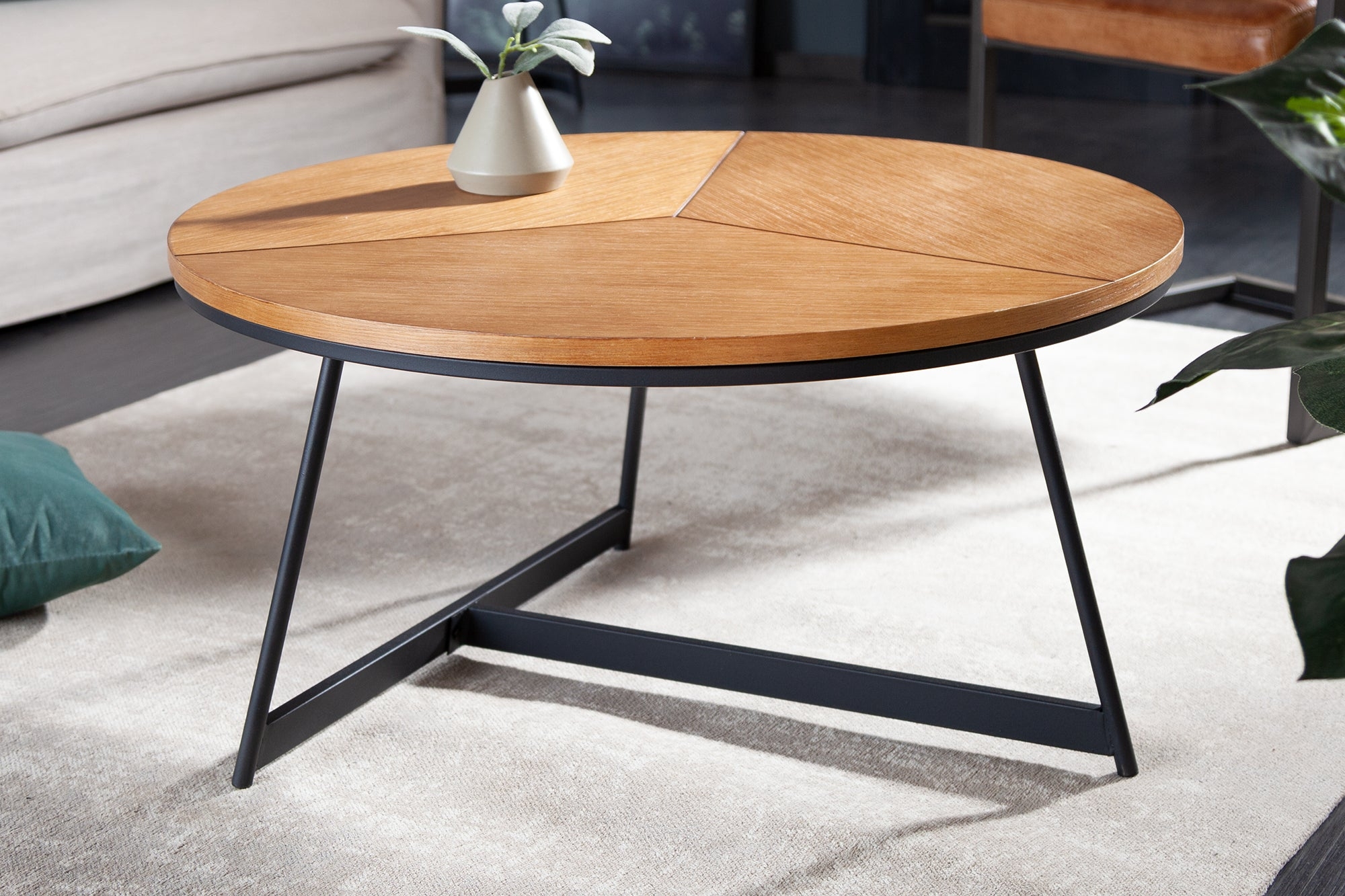 Coffee Table Elegance 80cm Oak – Creation Furniture