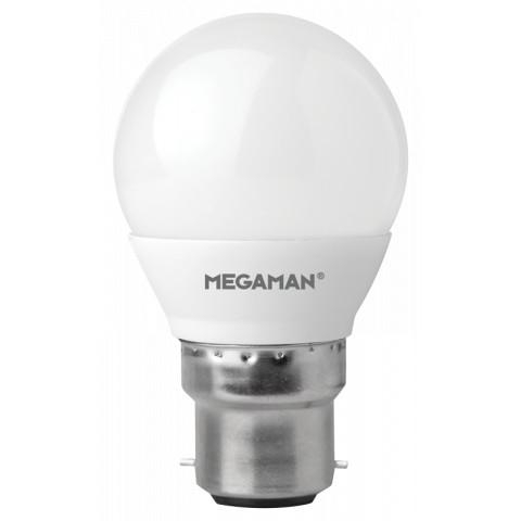Megaman 3.5W LED Golf Ball B22 2.8K – LED Bulb – LED Made Easy Shop