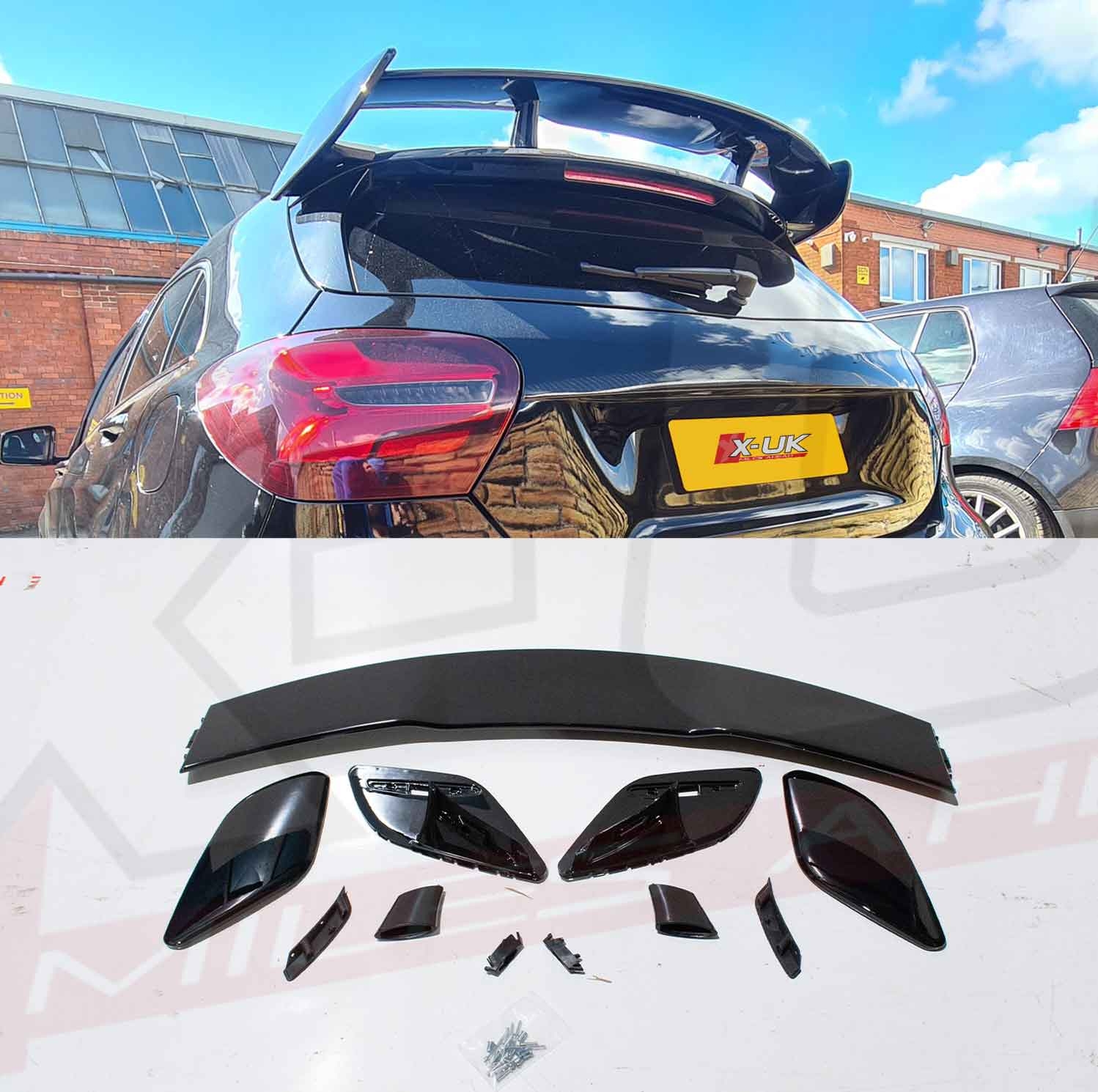 Mercedes A-Class W176 A45 Amg 2013-2018 Gloss Black Rear Spoiler – X-UK Ltd