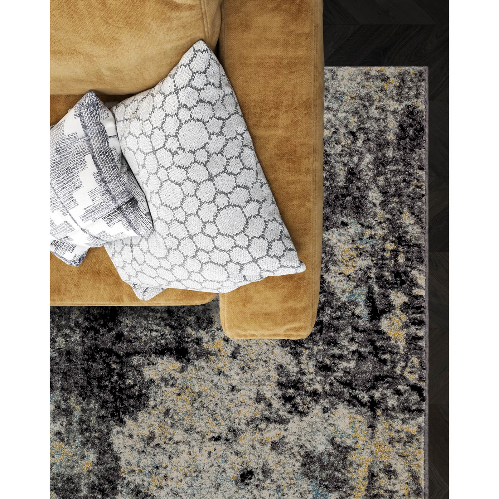 Nova NV32 Multicoloured Abstract Rugs – 120 x 170cm (4ft 0″ x 5ft 7″) – Multicoloured – Abstract – Home Linen Store