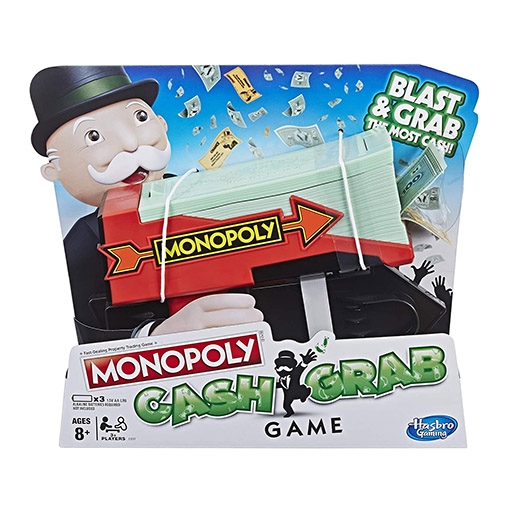 Monopoly Cash Grab – Board Game – Hasbro – Children’s Games & Toys From Minuenta