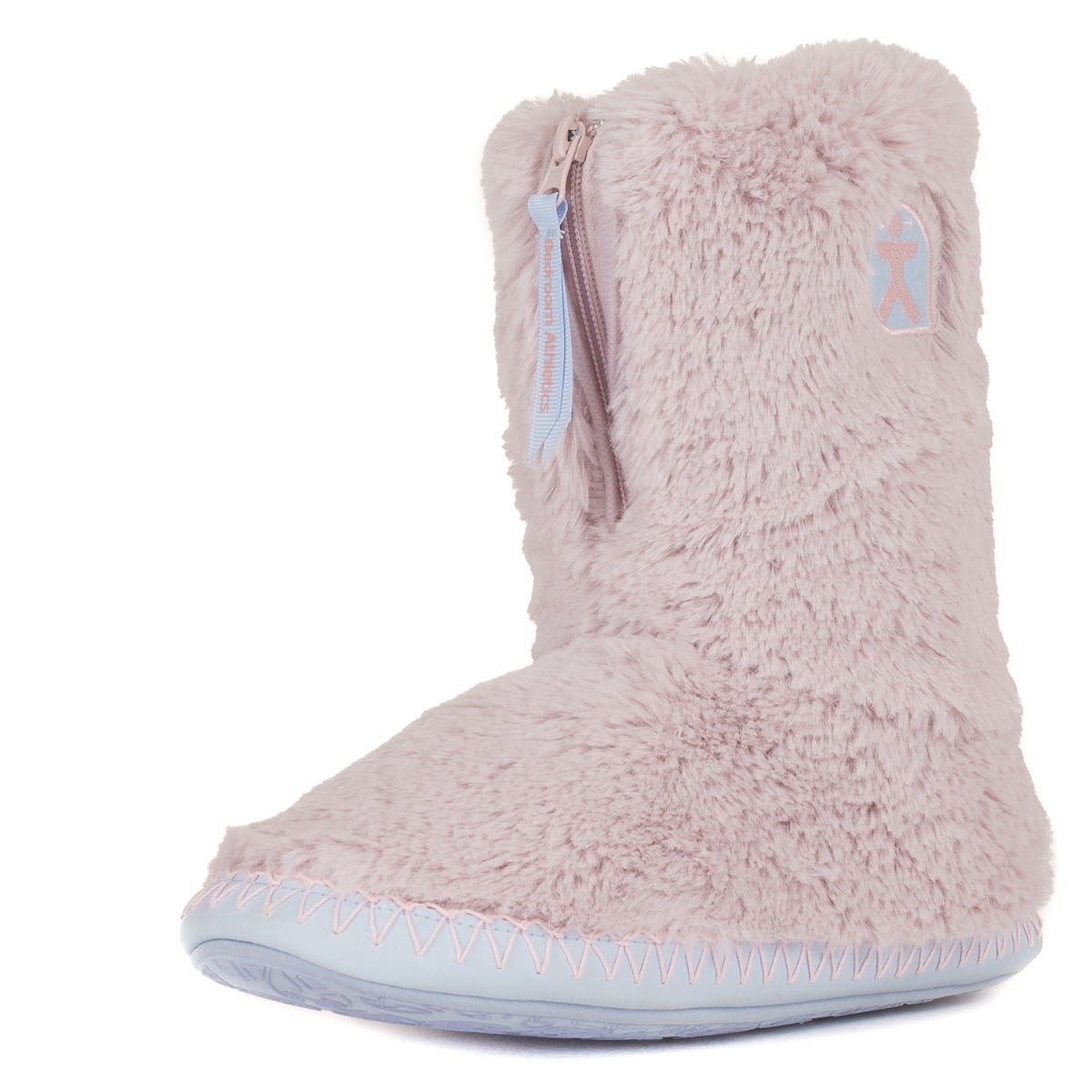 Monroe Faux Fur Slipper Boots – Small – Chalk Pink / Volute – Women’s – Bedroom Athletics