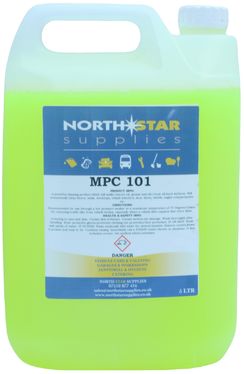 MPC 101 – Multi Purpose Cleaner – North Star Supplies – 5 Ltr – North Star Supplies