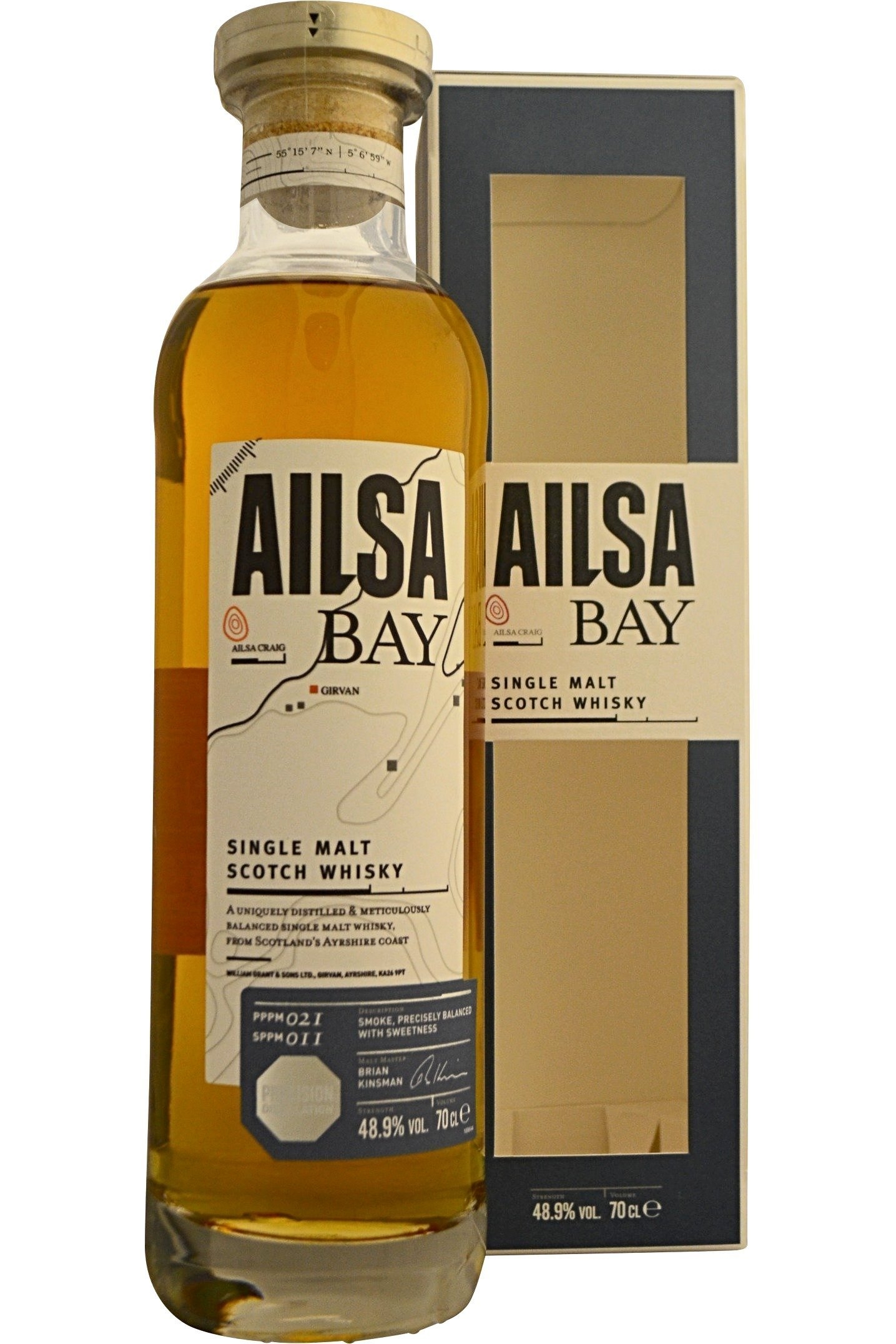 Ailsa Bay Single Malt Scotch Whisky | 48.9% 700ml
