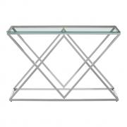 Alisa Inverted Triangles Base Console Table