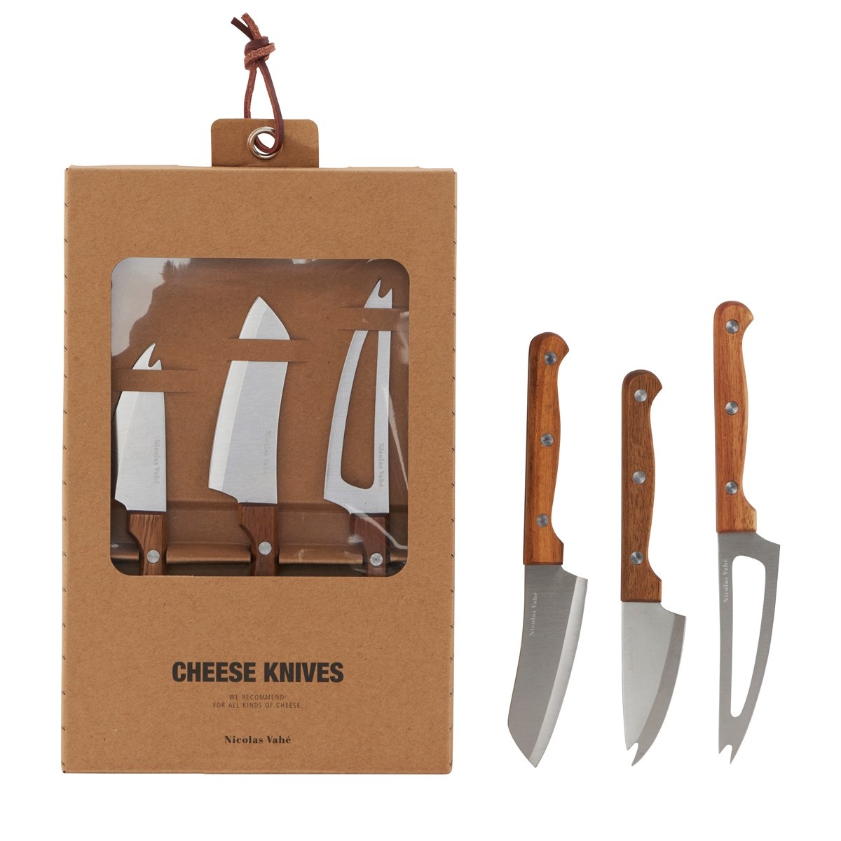 Cheese Knives Acacia – Nicolas Vahe – Folk Interiors