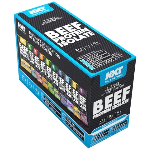 NXT Beef Protein Isolate Sample box – 20 packs – NutritionNI