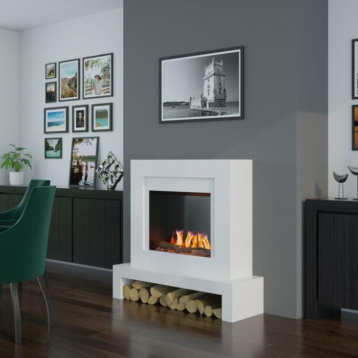 OER Emerson 22 Electric Fireplace Suite – Woodhaven Grey