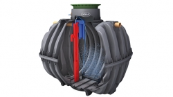 Graf One2Clean Sewage Treatment Plant 9 Person – Gravity – Standard – Standard – Pedestrian Loading – No Extension – The Septic Tank Store