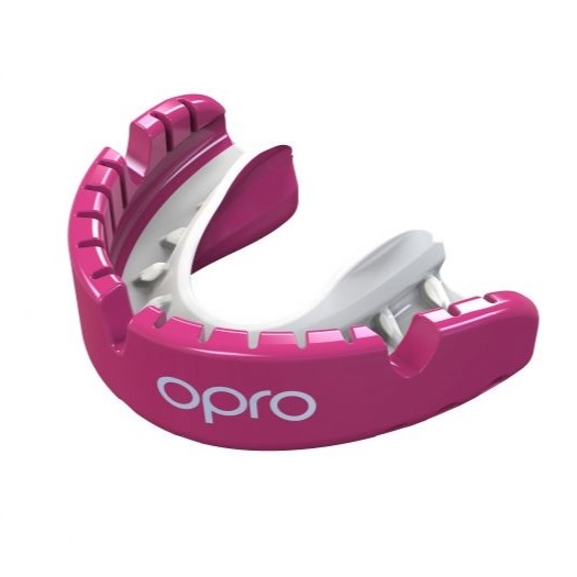 Opro Gen 4 Gold Level Braces Pink Pearl Mouth Guard