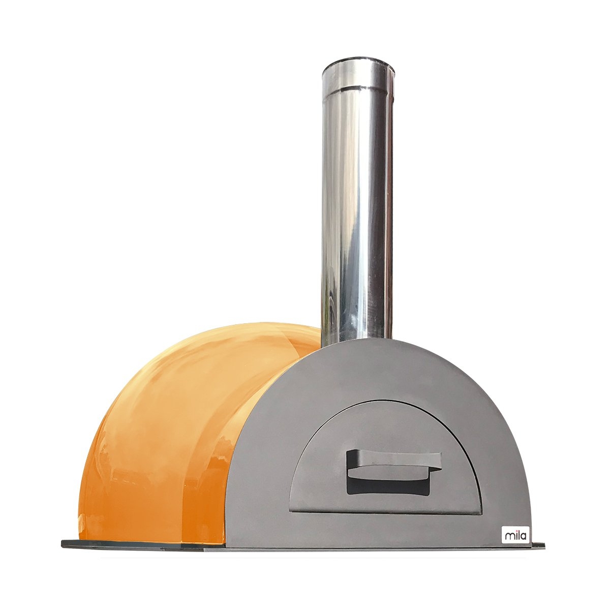 Mila 60 Pre-Built Wood-Fired Oven – Multiple Colour Options – Orange – Outdoor Pizza Oven – Forno Boutique