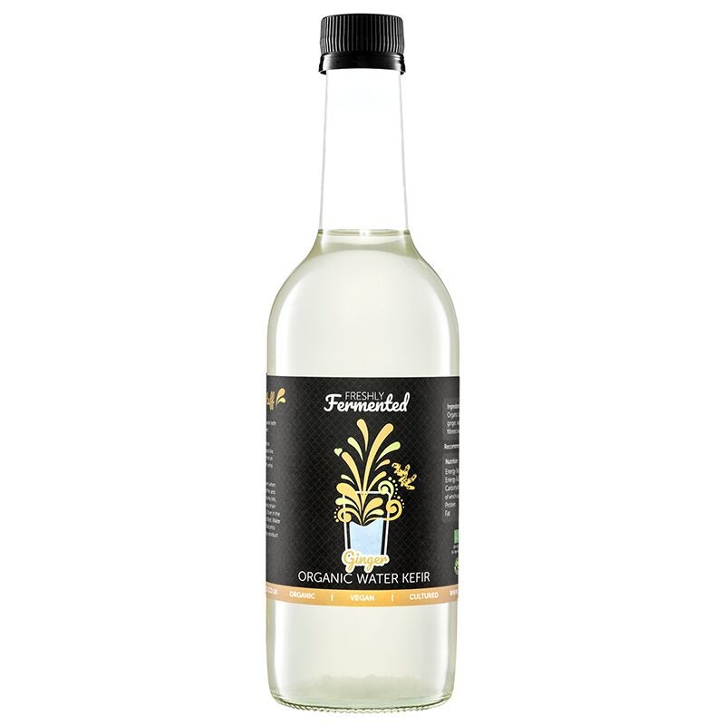 Organic Water Kefir Drinks (Ginger) – Freshly Fermented