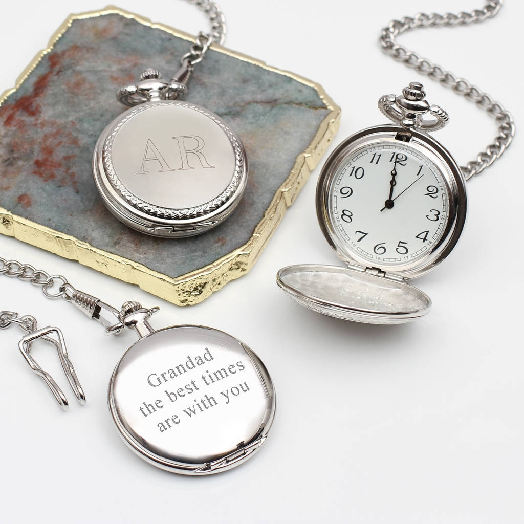 Personalised Message Traditional Pocket Watch – Hurley Burley