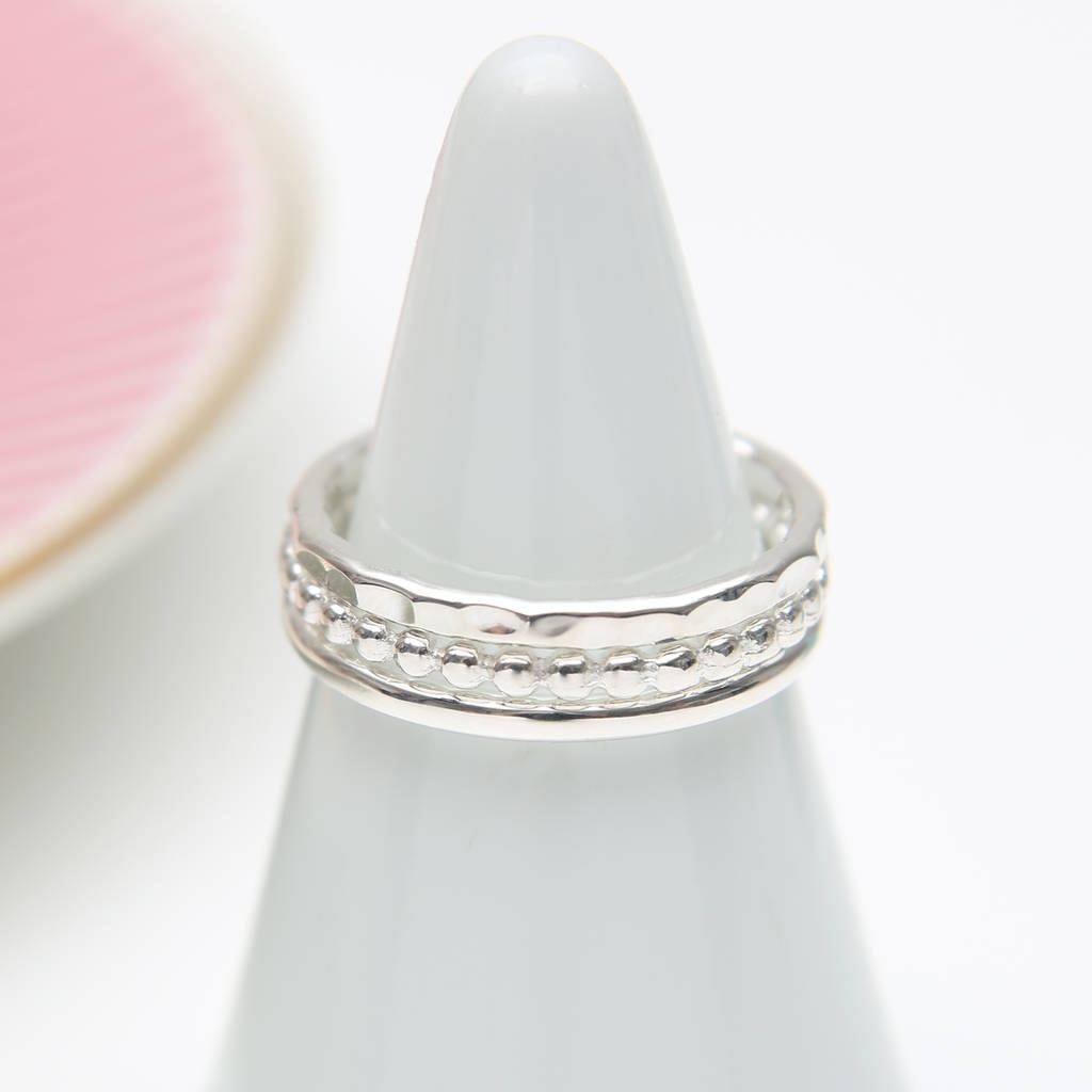 Sterling Silver Set Of Three Stacking Ring Set – Hurley Burley
